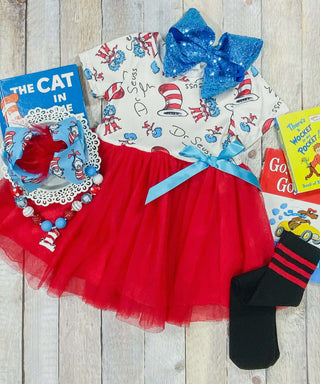 Cat in the Hat TuTu Dress