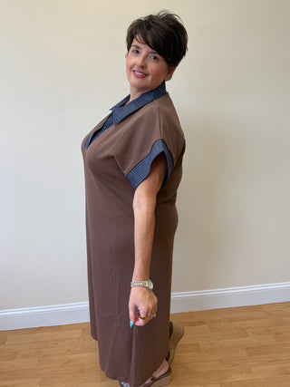 All The Way Home Midi Dress