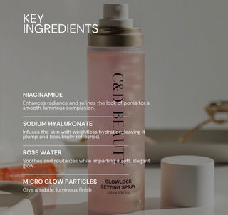 C&D Beauty Glow Lock Setting Spray
