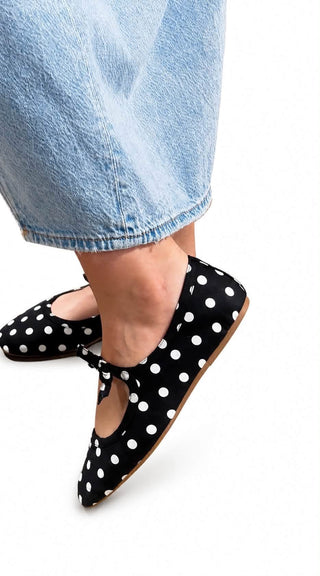 Corkys Limited Edition Layover Blk/white Polka Dot