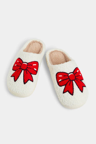 Bow Happy Feet Slippers