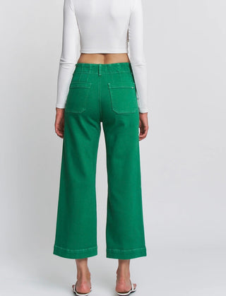 Mica Denim Super High Rise Wide Leg/Cropped