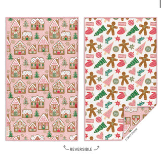 Gingerbread Cookies Microfiber Kitchen Towel