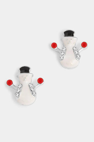 Mitten Snowman Studs