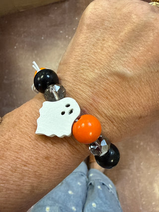 Ghost Whispers Halloween Haunting Stretch Bracelet