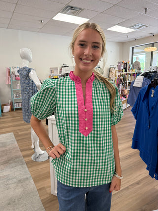 Kell-e-icious Gingham Top