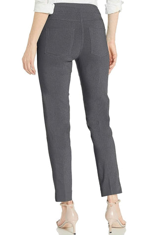 M30719PM Pull On Ankle Pant with Pockets Gun Metal