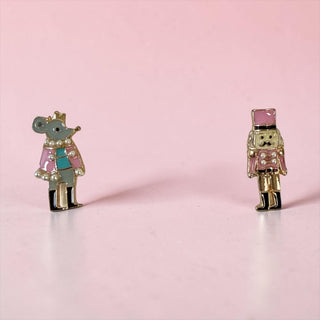 Nutcracker & Mouseking Earring