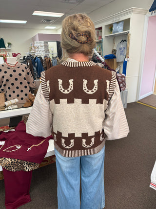 Horse Sweater Vest