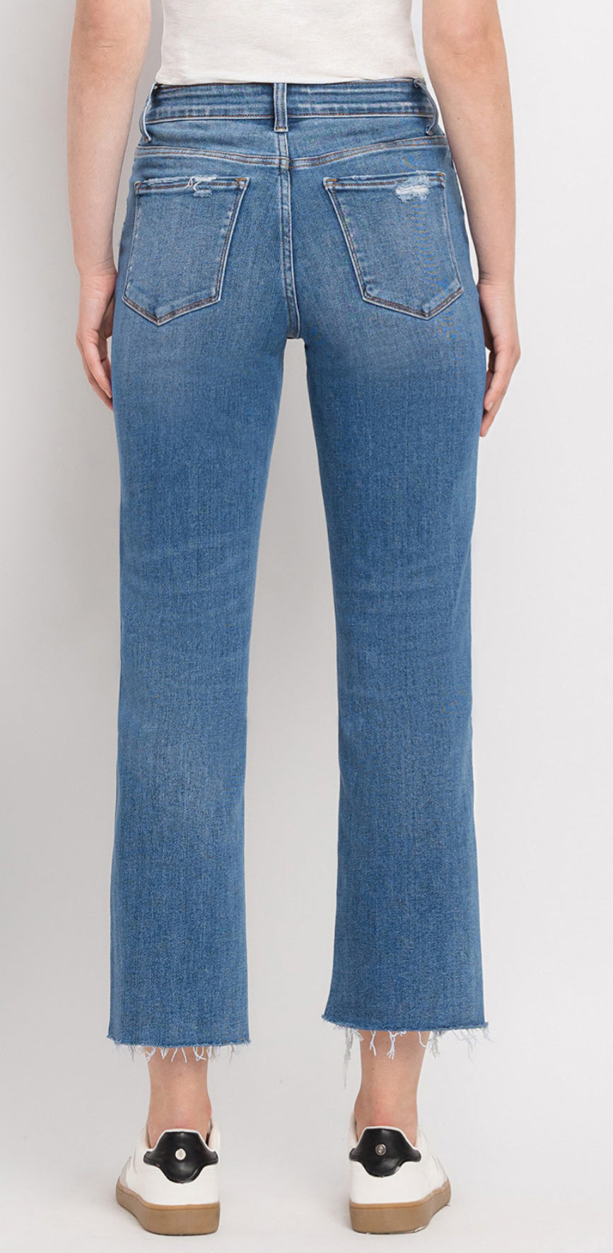 Vervet High Rise Straight Jeans