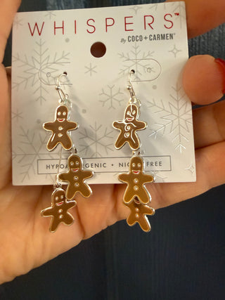 Whispers Dangling Gingerbread Men
