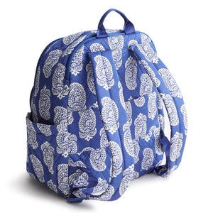 Vera Bradley Bancroft Backpack Iconic Paisley Deep Ultramarine