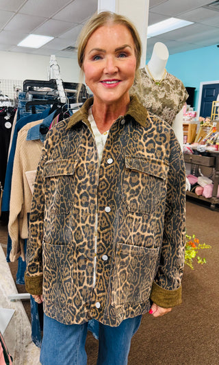 Leopard Barn Jacket