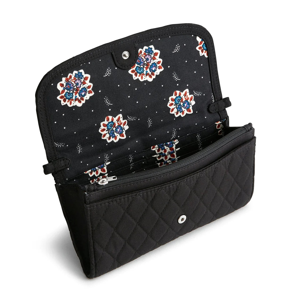 Vera Bradley Wildwood Wallet Crossbody Moonless Night