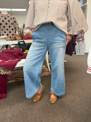 Center Stage Denim Pants
