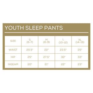 Youth Nutcracker March Sleep Pants Navy