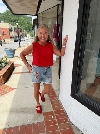 Comfort Meets You Top - Red