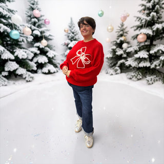 Red Bow Sweater