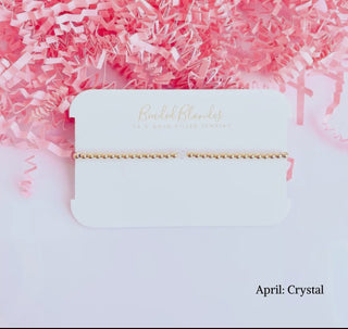 Birthstone Swarovski Bracelet