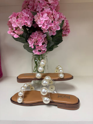 Corkys Catch A Buzz Clear Sandals