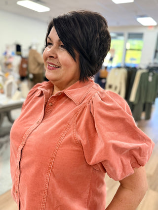 Puff & Polished Rust Top