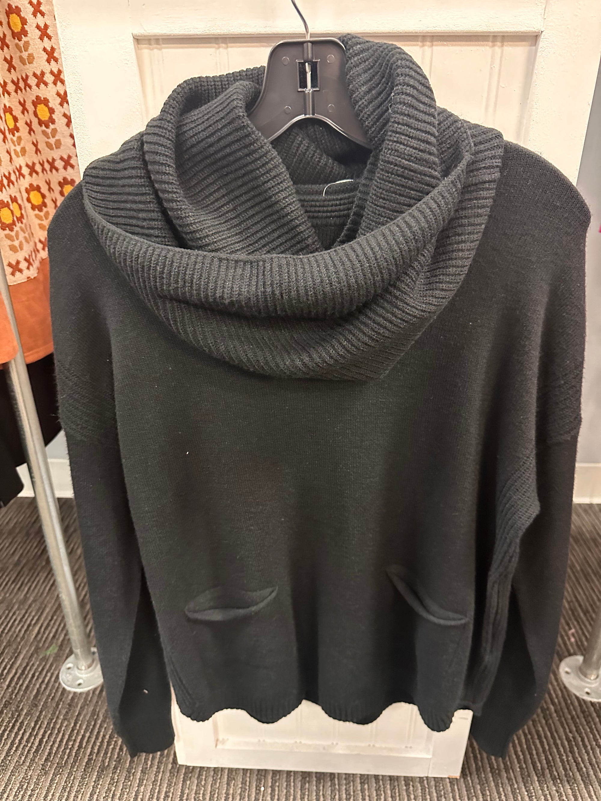 Sweater With Detachable Scarf