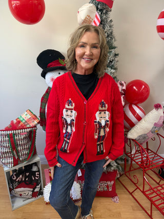 Nutcracker Noel Cardigan
