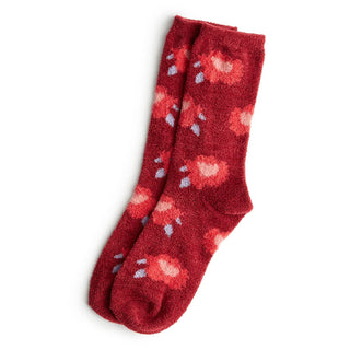 Vera Bradley Fleece Socks Lotus Flush