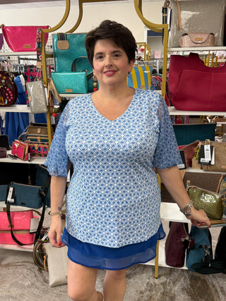 Blue Showdown Top