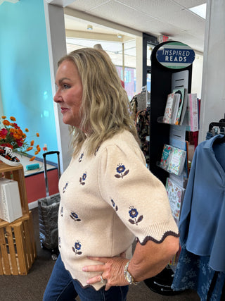 Waters Edge Scallop Sweater