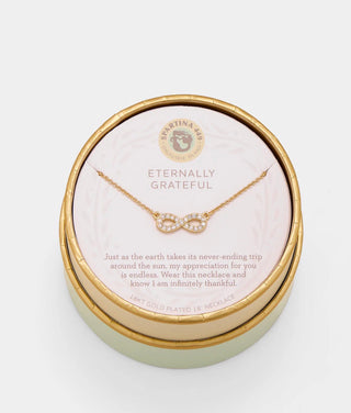 Spartina Necklace 18" Eternally Grateful/Infinity Gold