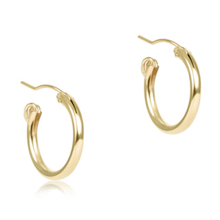 Enewton Round Gold 0.5" Hoop Smooth