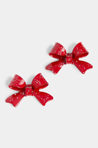 Christmas Bow Studs