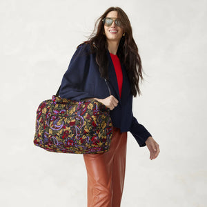 Vera Bradley Miramar Weekender Midnight Garden Paisley