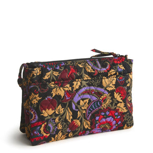 Vera Bradley Foxbury Crossbody Midnight Garden Paisley