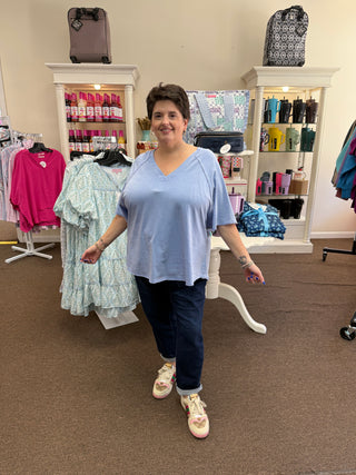 Check The Details Top Blue