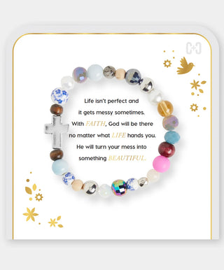 Beautiful Mess Bracelet Silver