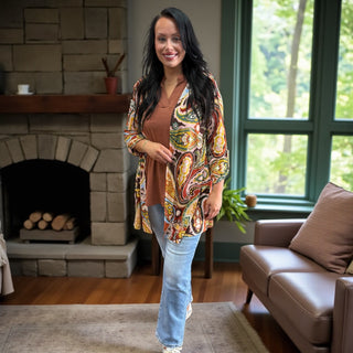 Dear Scarlett Chocolate Lizzy Cardigan