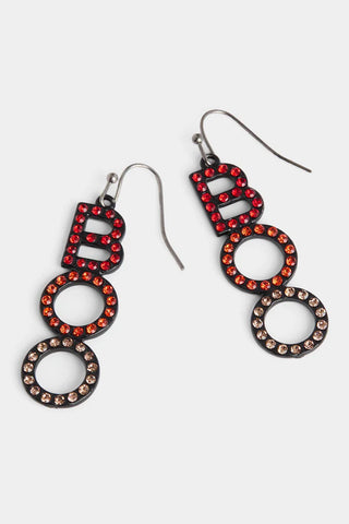 Glitzy Boo Dangle Earrings