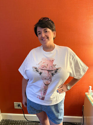 Blingy Giraffe Tee