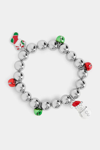 Christmas Charm Bracelet Silver
