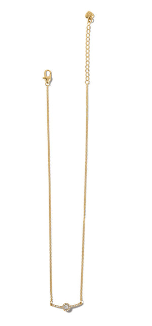 Illumina Bar Necklace Gold