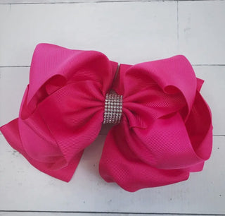 Rhinestone Center Knot Hairbow