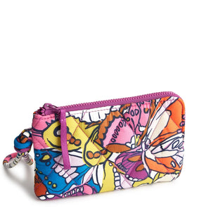 Vera Bradley Zip Wristlet Flutter