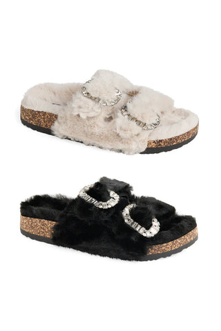 Glitz Buckle Slipper