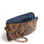 Vera Bradley Zip Wristlet Lotus Montage Roasted Pecan