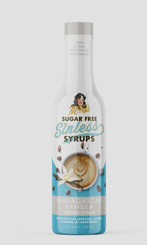 Miss Mary's Madagascar Vanilla Sugar Free Sinless Syrup