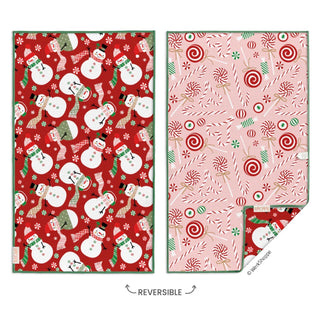 Peppermint Party Microfiber Kitchen Towel