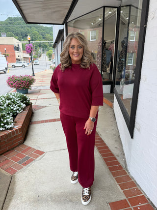 East Does It DK.Burgundy Set