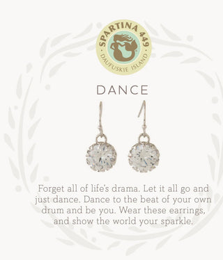 Sea La Vie Drop Earrings Dance/Gem Silver